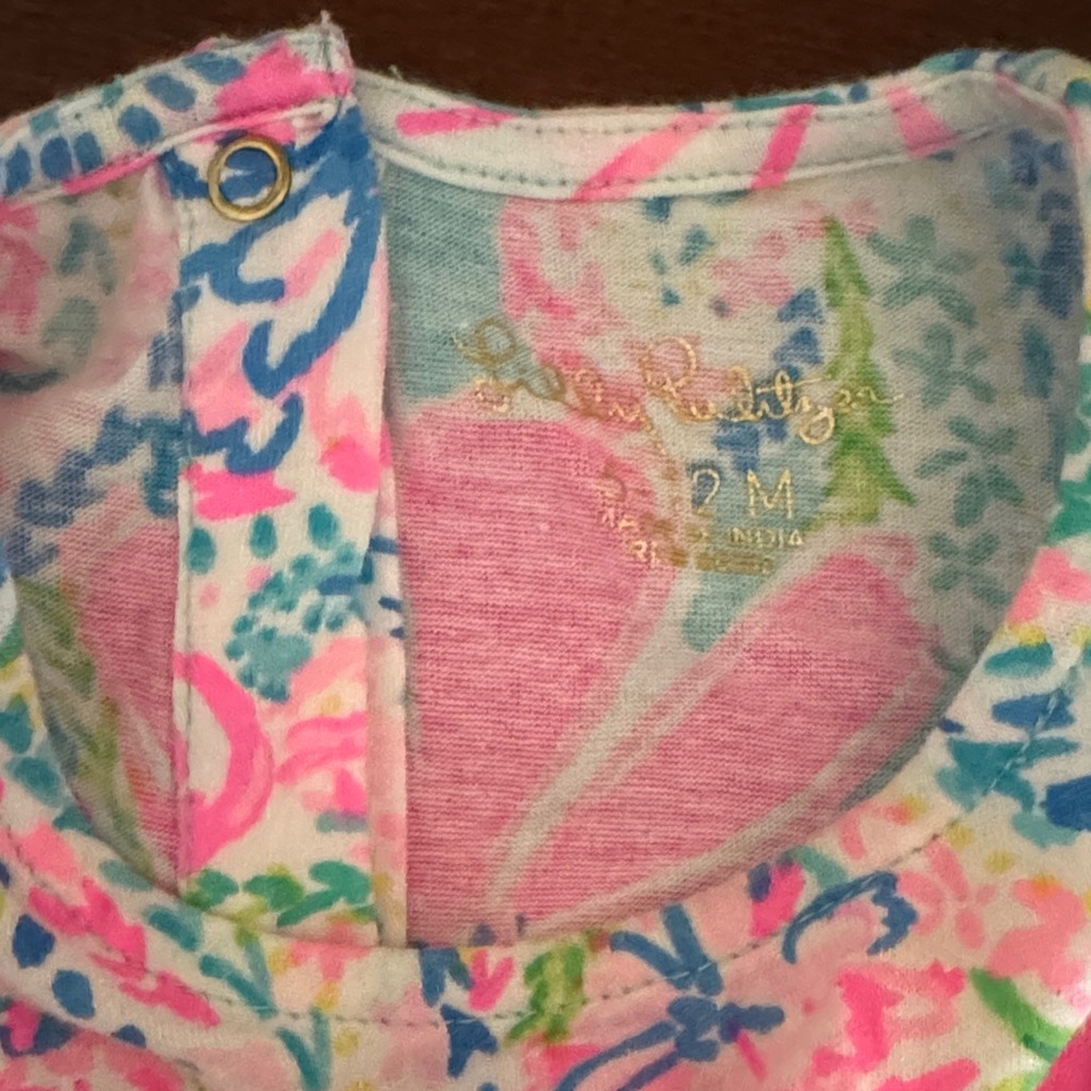 Lilly Pulitzer Baby Girls Sleeveless Dress with Bloomers - Picture 3 of 7